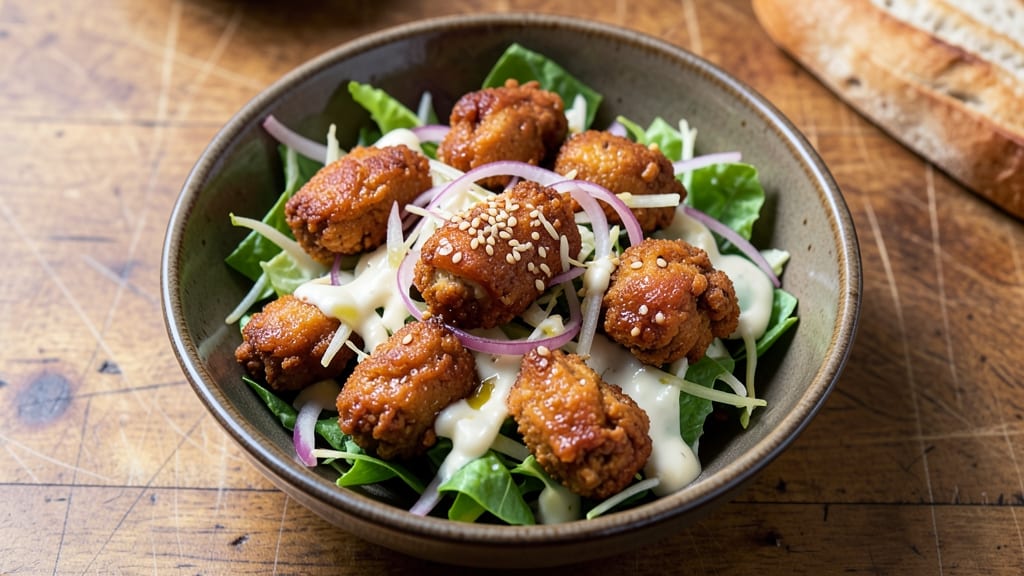 Applebee's Fried Chicken Salad Recipe: Crispy Parmesan Crunch Over Creamy Ranch