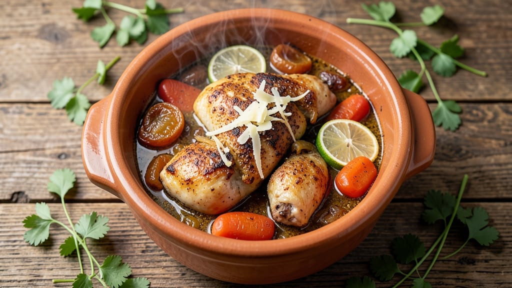 Authentic Moroccan Chicken Tagine Recipe Slow Cooker: Slow-Cooked Spiced Perfection in One Pot