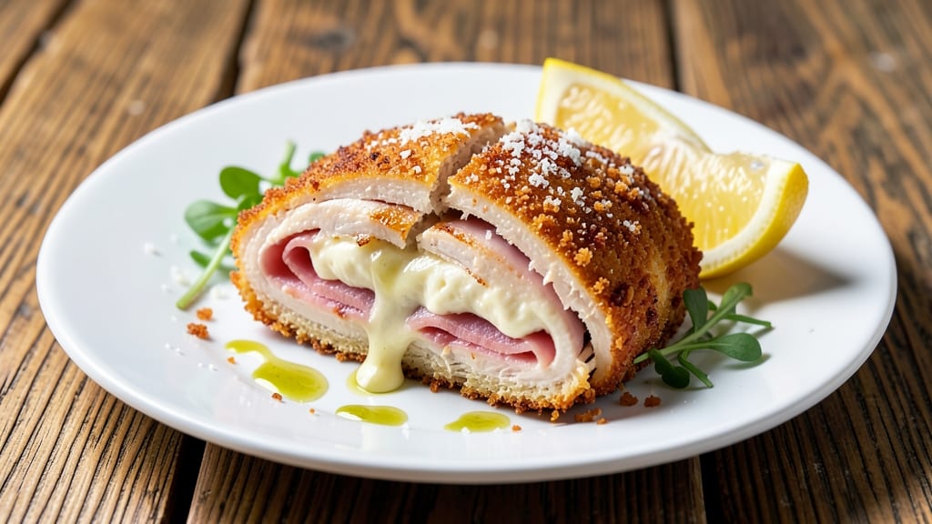 Air Fry Chicken Cordon Bleu Recipe: Crispy Parmesan Crust With Juicy Centers
