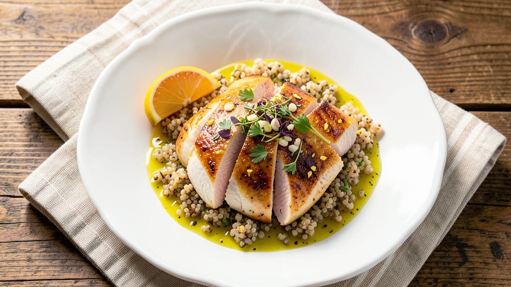 Applebee's Lemon Chicken With Quinoa Recipe: Bright Citrus and Herb Roasted Harmony