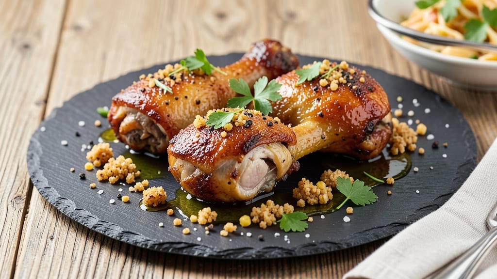 Air Fried Bone-In Chicken Thighs Recipe: Juicy Marrow and Crispy Skin in 25 Minutes