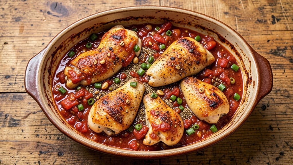 Baked Chicken Rotel Recipe: Smoky Cumin-Kissed One-Pan Wonder