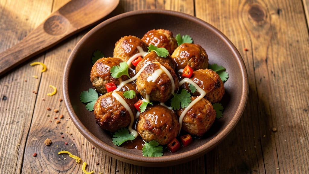 Baked Buffalo Chicken Meatballs Recipe: Spicy Crunch Meets Melty Cheese Bites