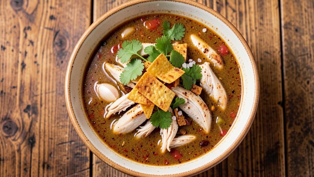 Authentic Mexican Chicken Tortilla Soup Recipe Slow Cooker: Slow-Cooked Depth With Crispy Toppings