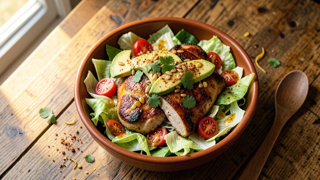 Applebee's Santa Fe Chicken Salad Recipe: Crunchy Tortilla Bites with Zesty Lime Vinaigrette