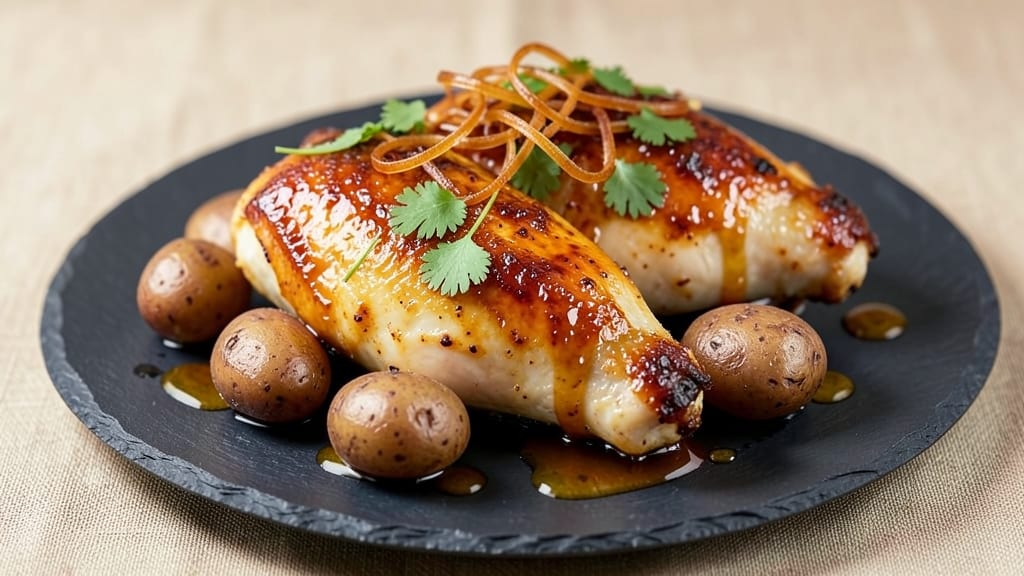 Easy Oven-Baked Honey Mustard Chicken Thighs Recipe: Glossy Glaze That Caramelizes to Sticky Perfection