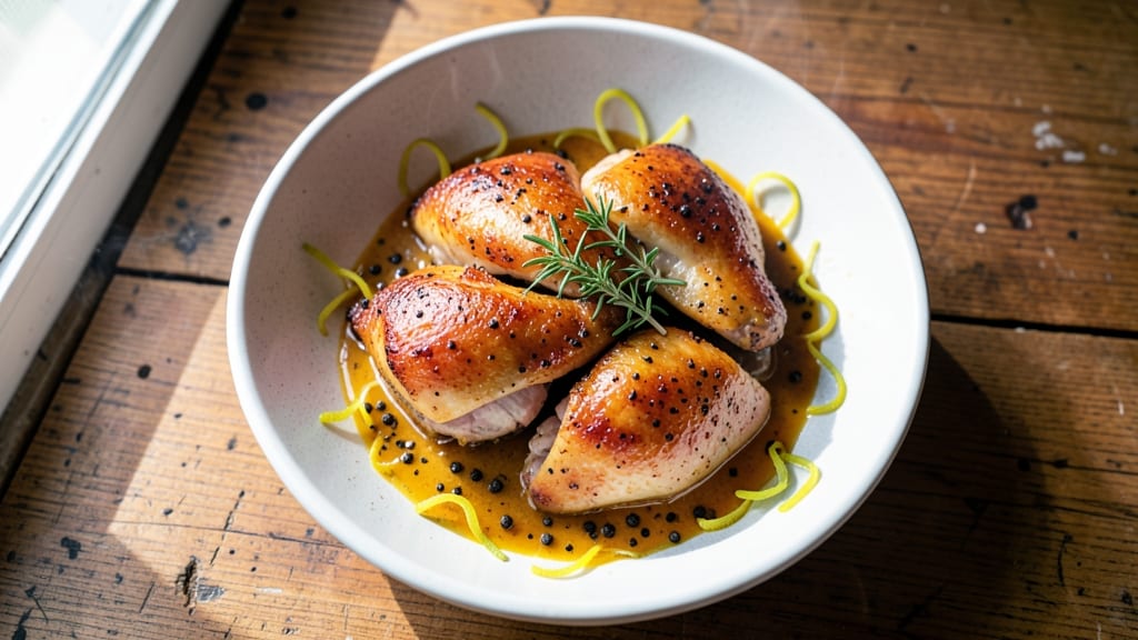 Baked Lemon Pepper Chicken Thighs Recipe: Zesty Crisp Skin, Juicy Centers Guaranteed