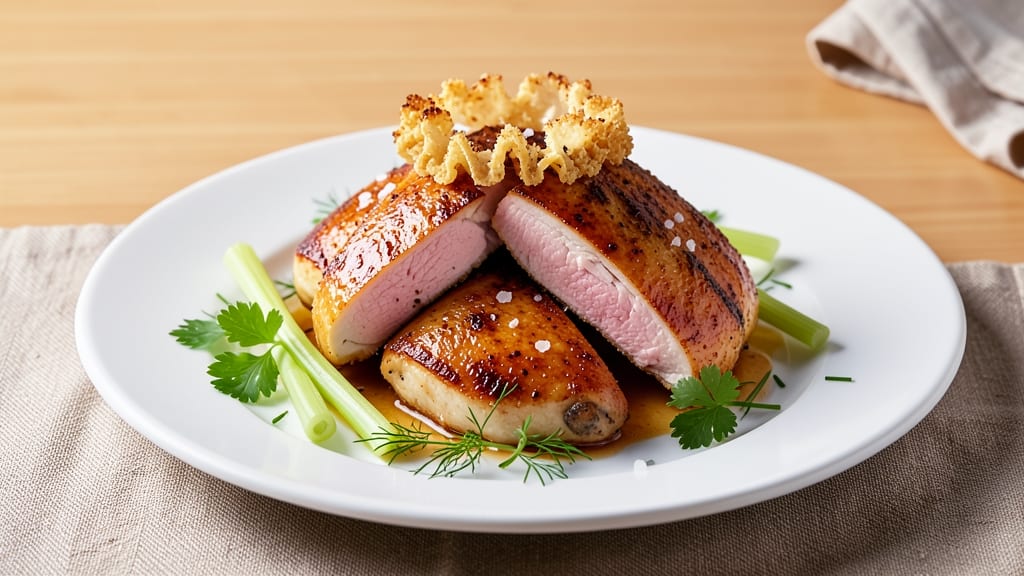Baked Chicken Oscar Recipe: Crispy Celery-Herb Crust with Creamy Mushroom Filling