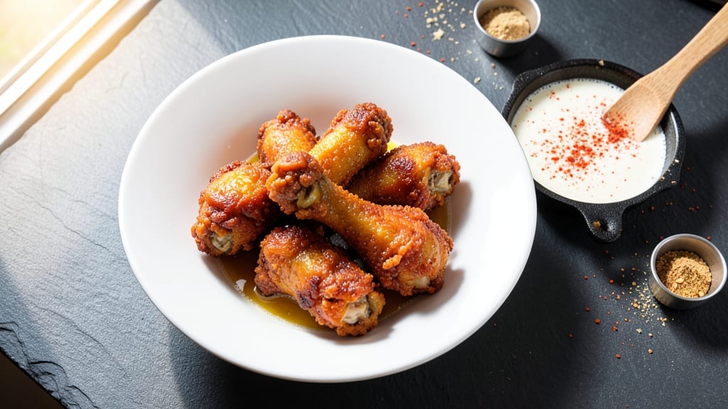 KFC-Style Fried Chicken Drumsticks Recipe: Air-Crisped Crunch Without the Oil