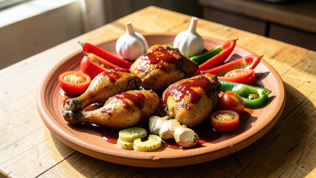 Nigerian Chicken Recipe: Pepper-Spiced Yolk-Shattered Magic