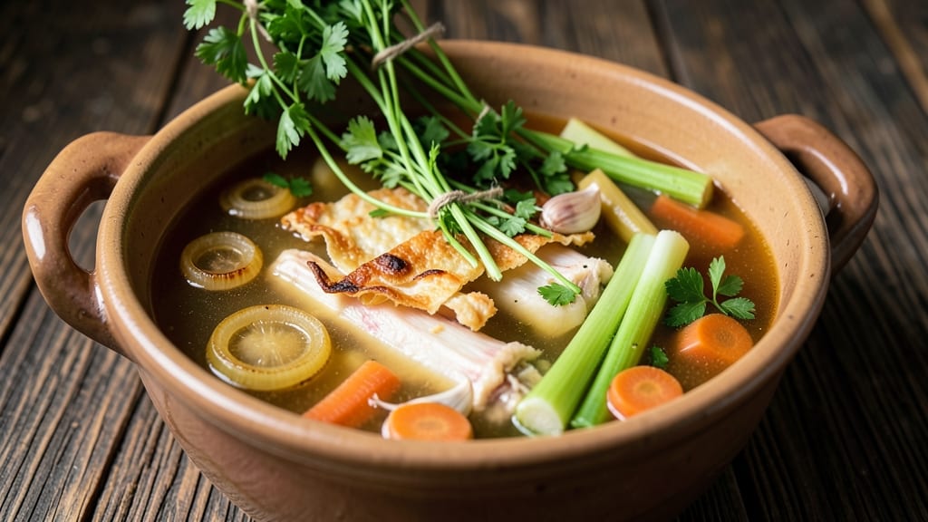 Old Fashioned Chicken Broth Recipe: Deep Umami Richness in One Pot