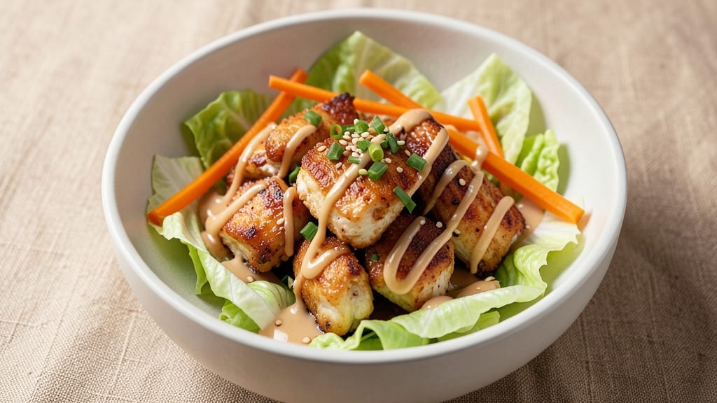 Pf Chang's Chicken Lettuce Wraps Copycat Recipe: Crispy Celery Crown Over Savory Peanut Sauce