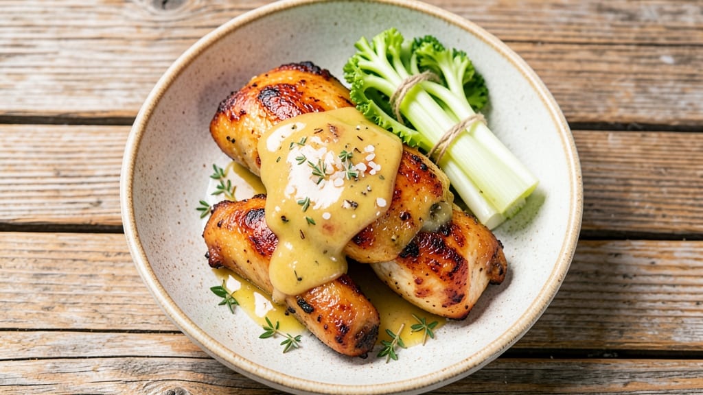 Picnic Chicken Recipe: Juicy Bites With Crispy Celery Crown