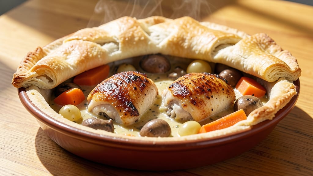 Pillsbury Classic Chicken Pot Pie Recipe: Flaky Top, Creamy Filling in One Dish