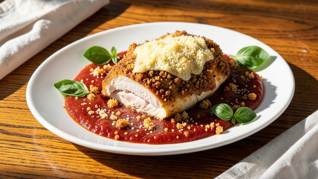 Pioneer Woman Chicken Parmigiana Recipe: Crispy Breaded Crust Over Melty Cheese