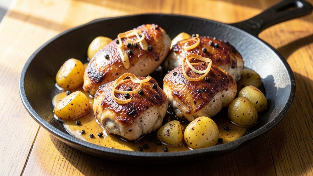 Pioneer Woman Chicken Thighs Recipe: Smoky Garlic Butter Crust with Juicy Centers