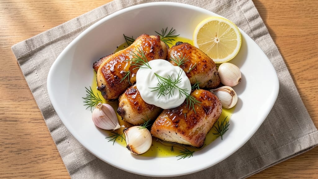 Russian Chicken Recipe: Smoky Dill and Sour Cream Masterpiece