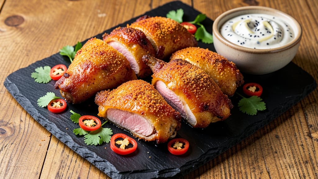 Wingstop Copycat Chicken Wings Recipe: Crispy Celery Crown Over Ranch-Kissed Bites